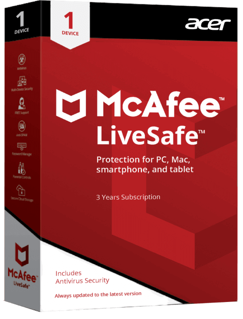 Mcafee Live Safe key download